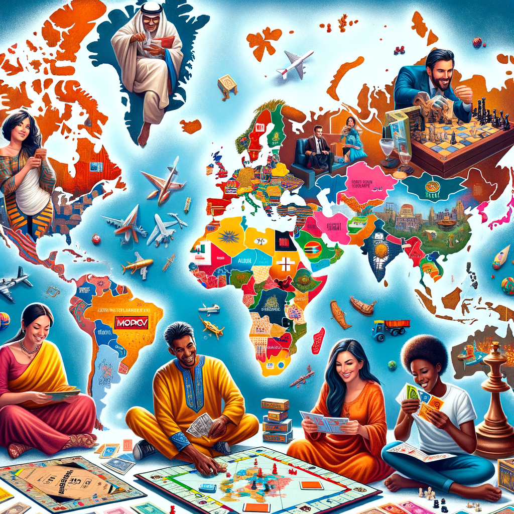 International board games map illustrating global gaming cultures, world board games trends, and diverse international gaming communities engaged in popular board games worldwide, highlighting the cultural impact of board games in different countries.